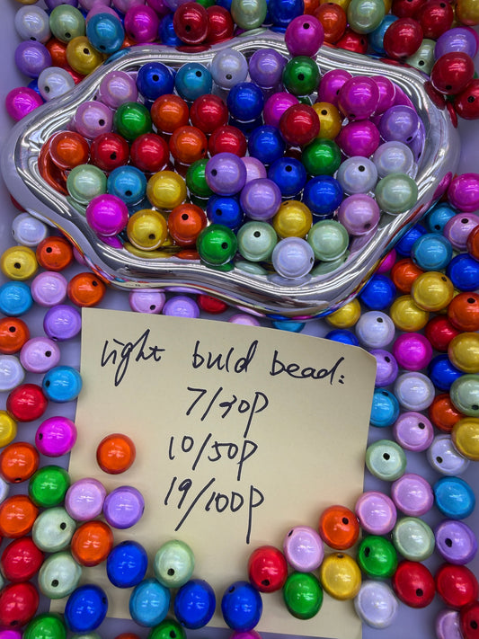 12.25 NEW-light buld bead
