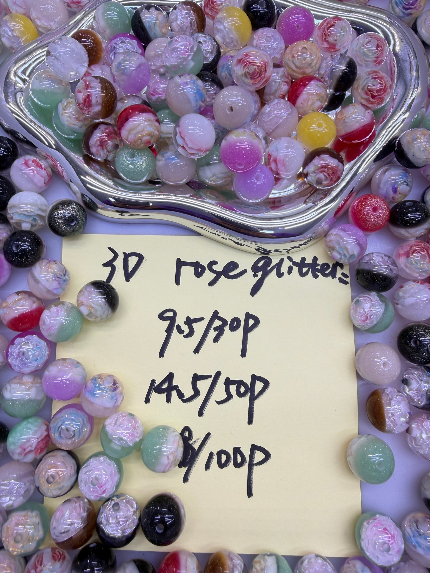 12.26 NEW-3D rose glitter