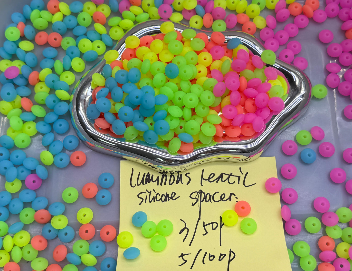 2.1 NEW-luminous lentil silicone spacer
