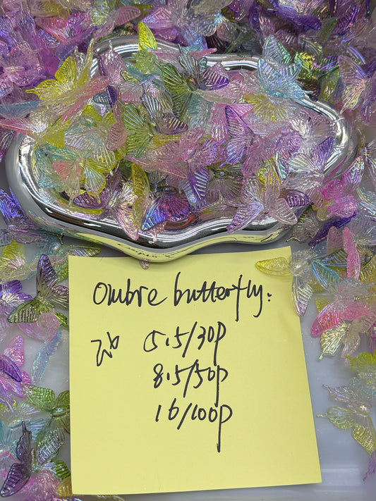 2.6 NEW-ombre butterfly