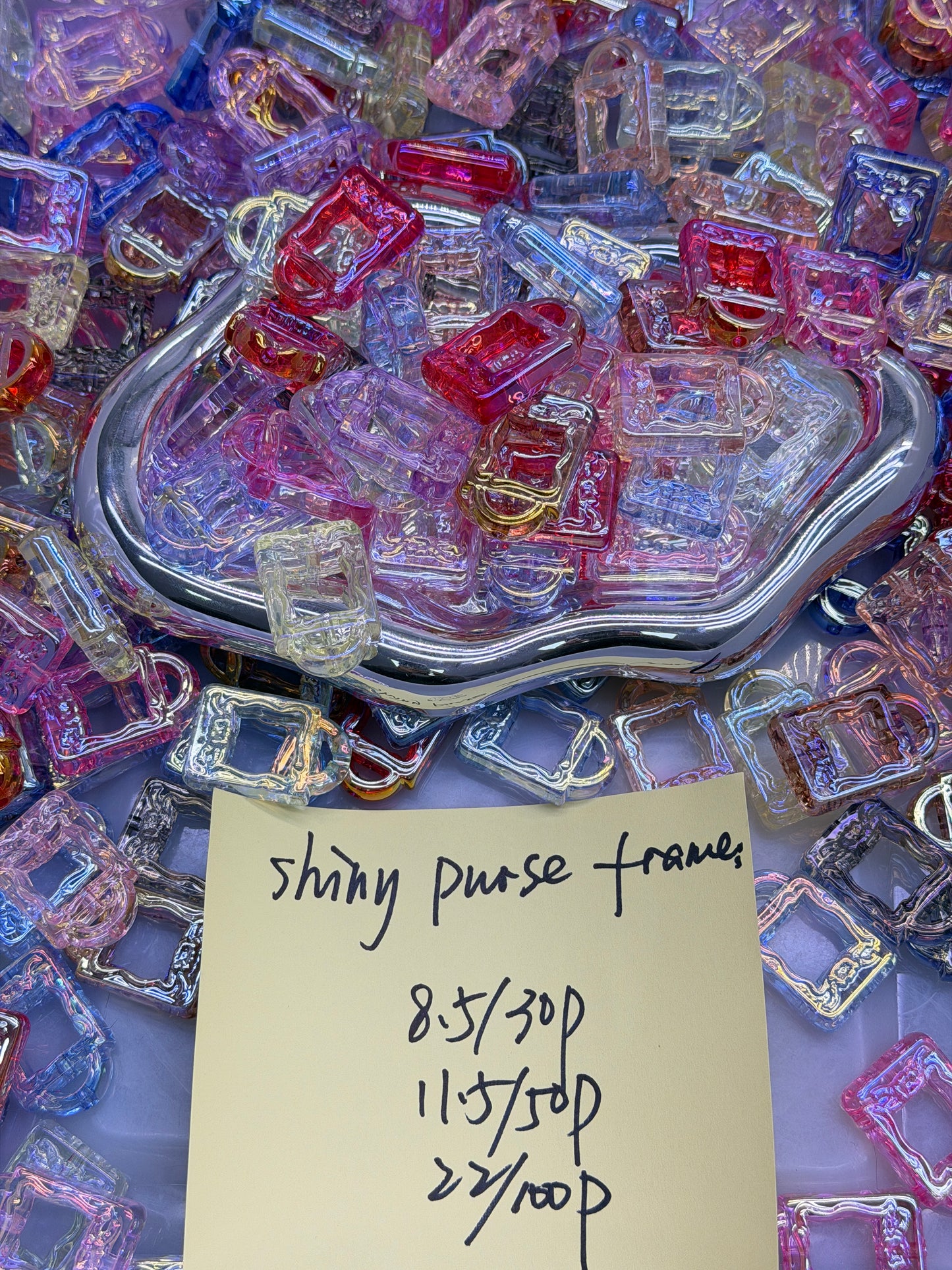 2.9 NEW-shiny purse frame
