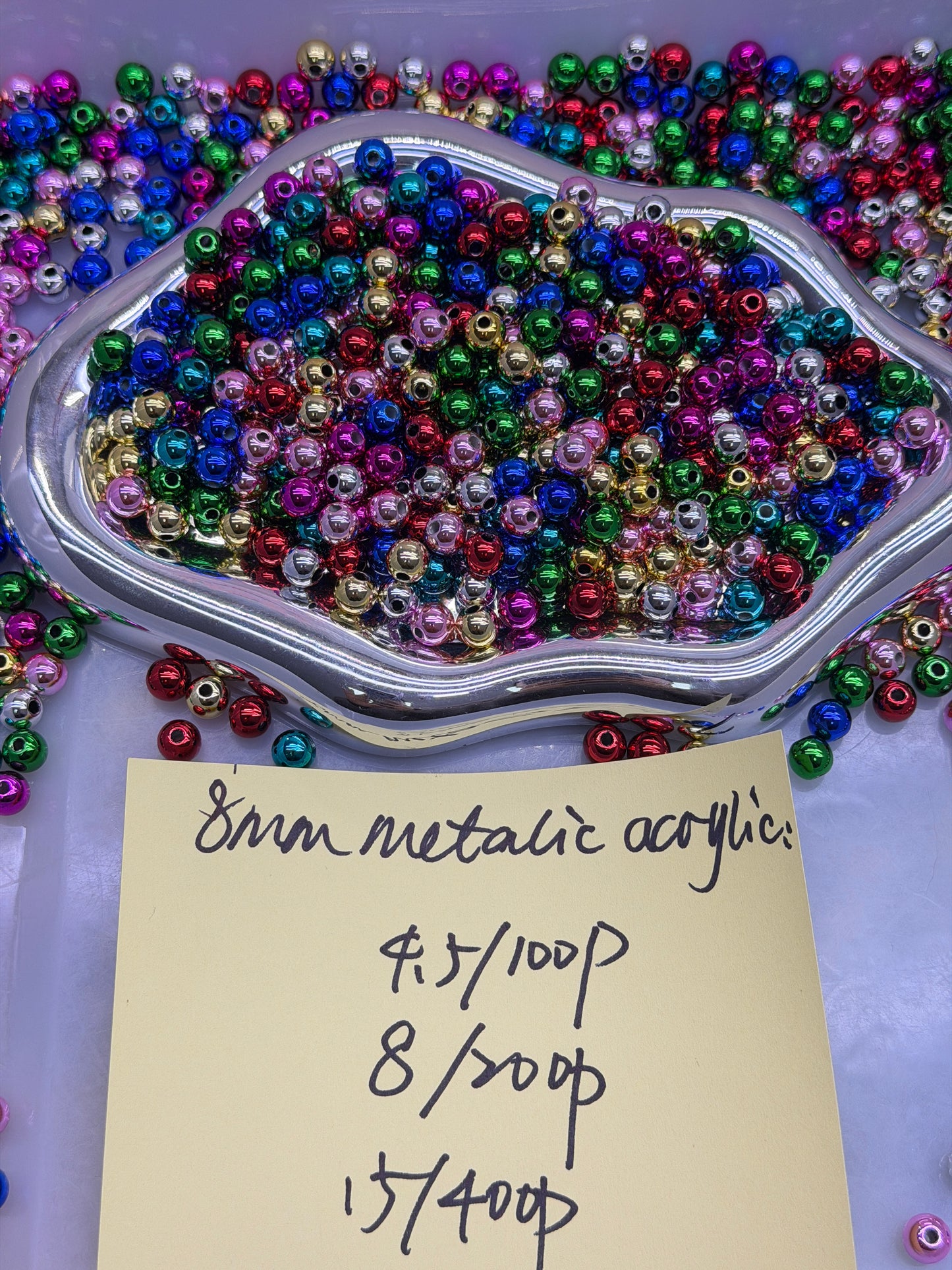 2.9 NEW-8mm metalic acrylic