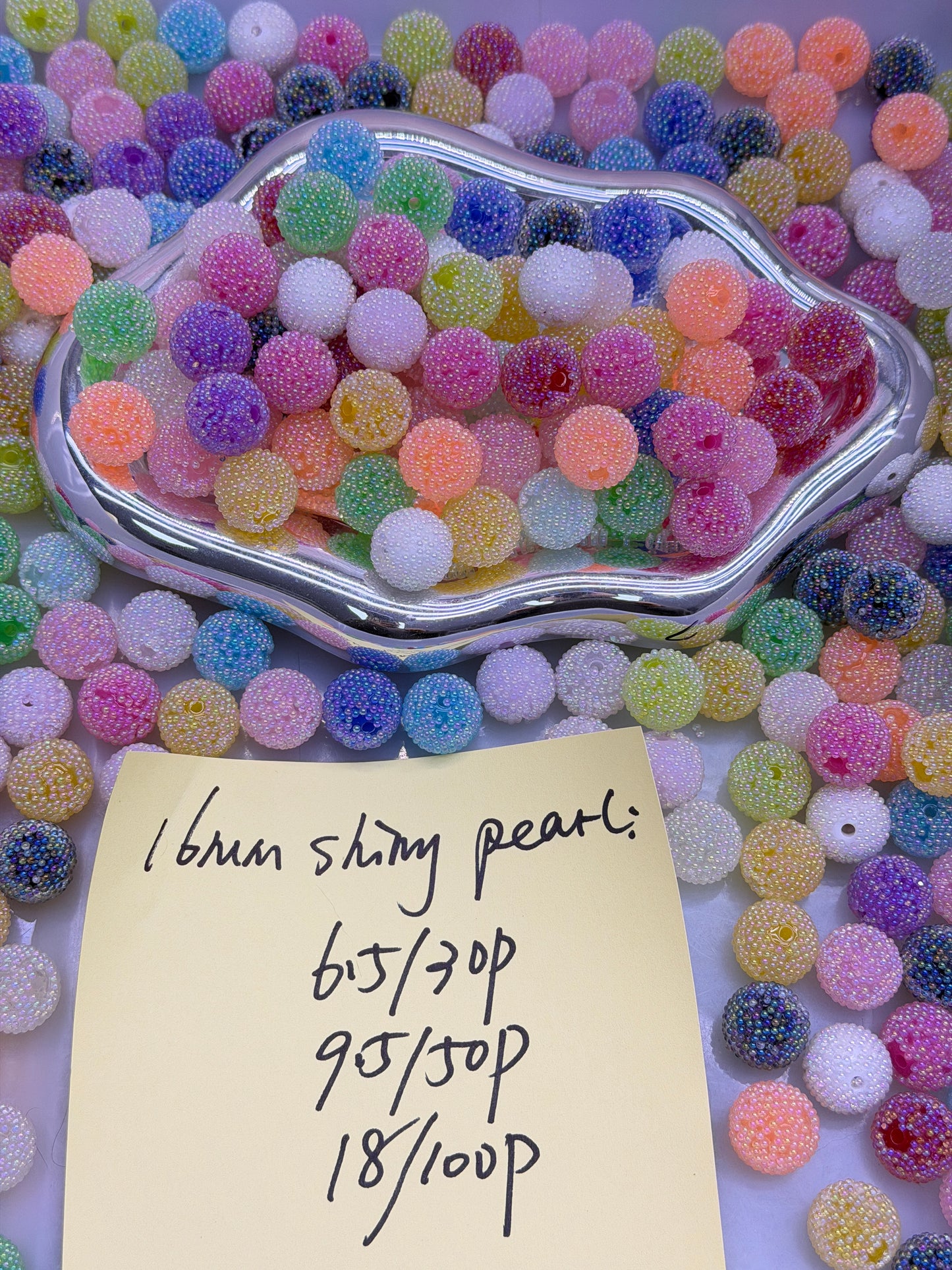 2.9 NEW-16mm shiny pearl