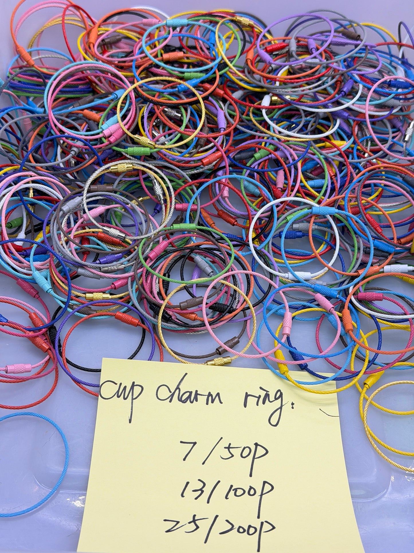 3.6 NEW-cup charm ring
