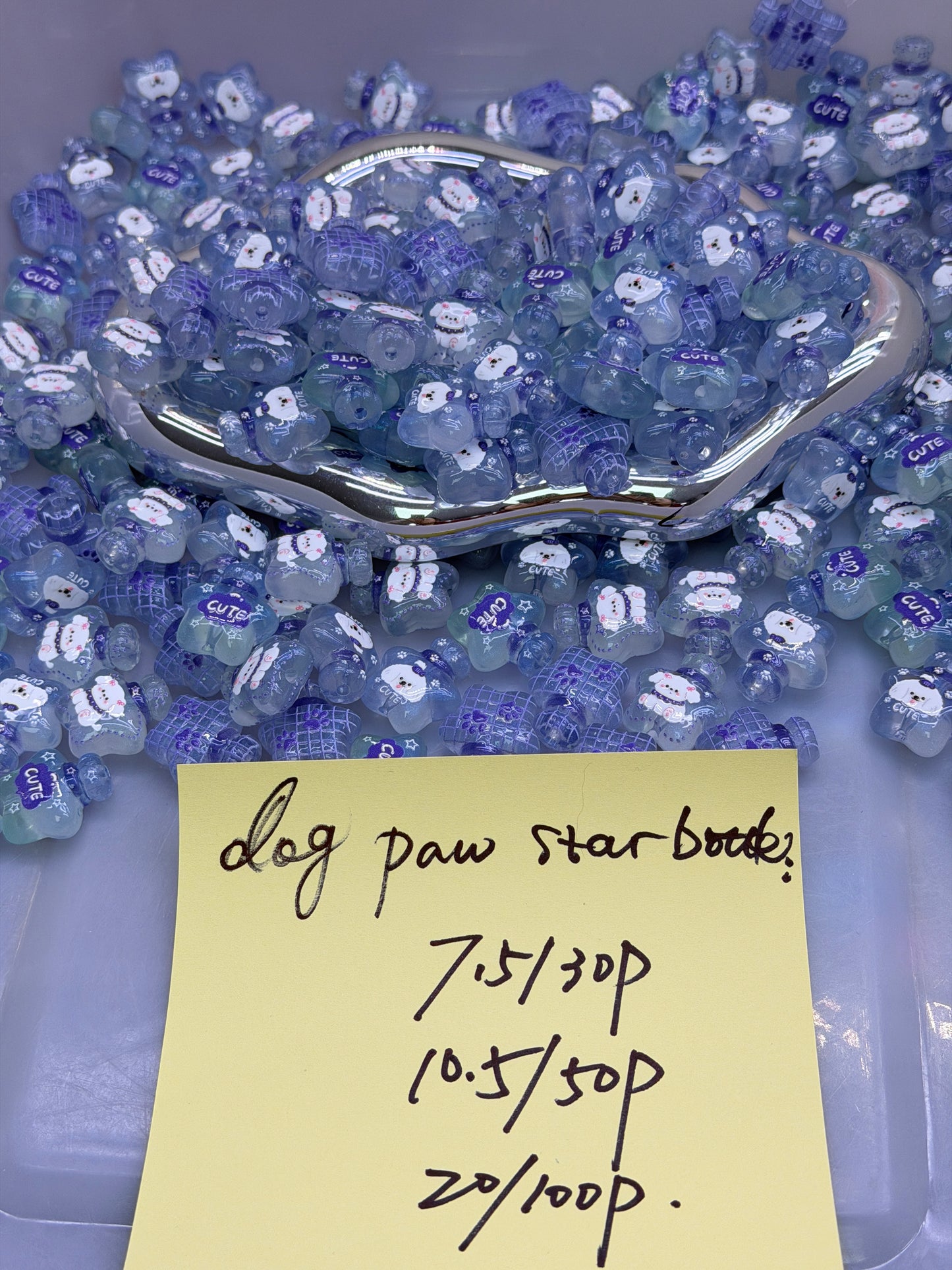3.8 NEW-dog paw star bottle