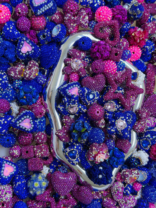 Fancy diamond rhinestone mix:L1