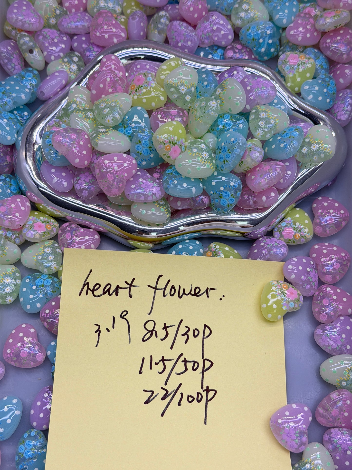 3.19 NEW-heart flower