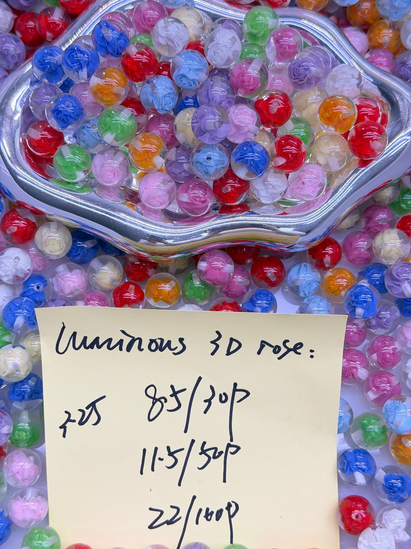 3.25 NEW-luminous 3D rose