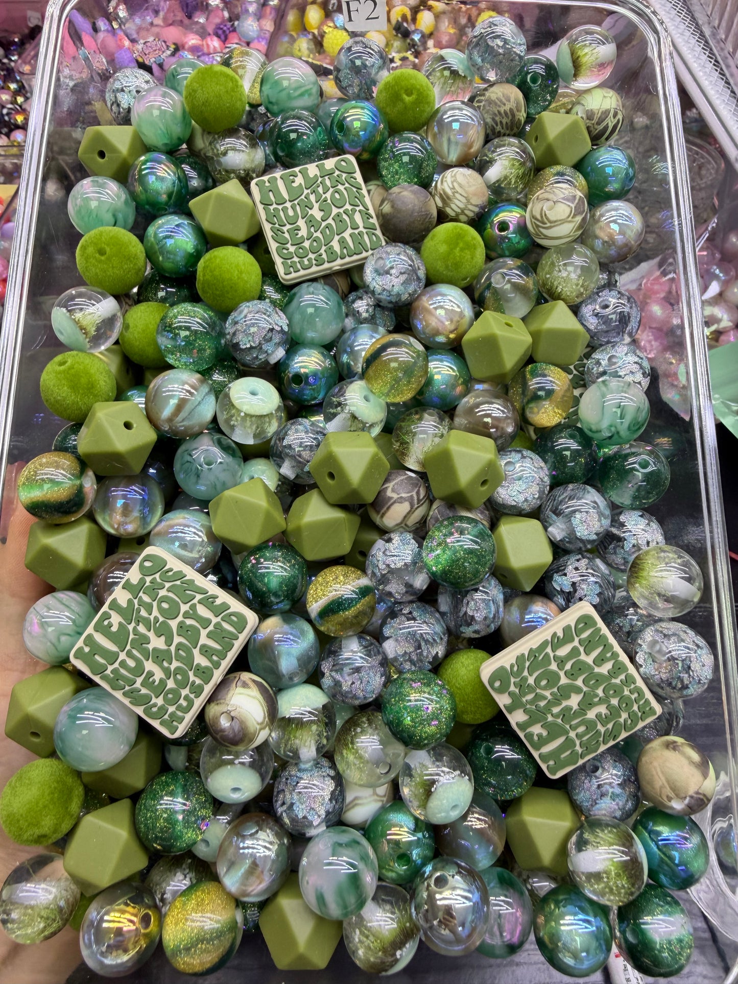 4.1 FOCAL MIX BEADS:F2(turtle shell)