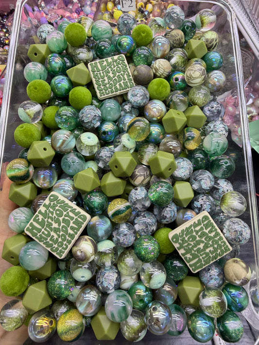 4.1 FOCAL MIX BEADS:F2(turtle shell)