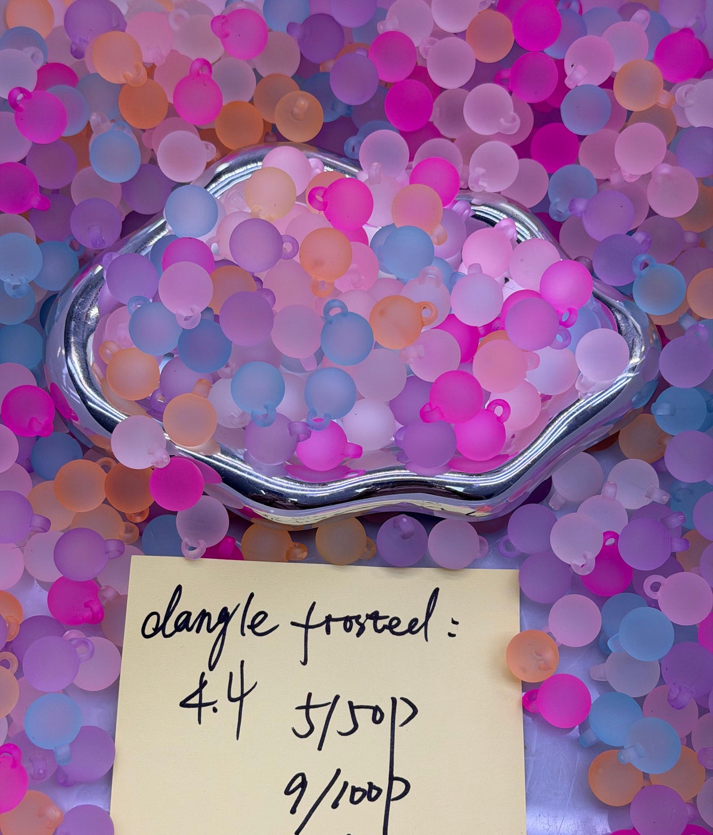 4.4 NEW-dangle frosted