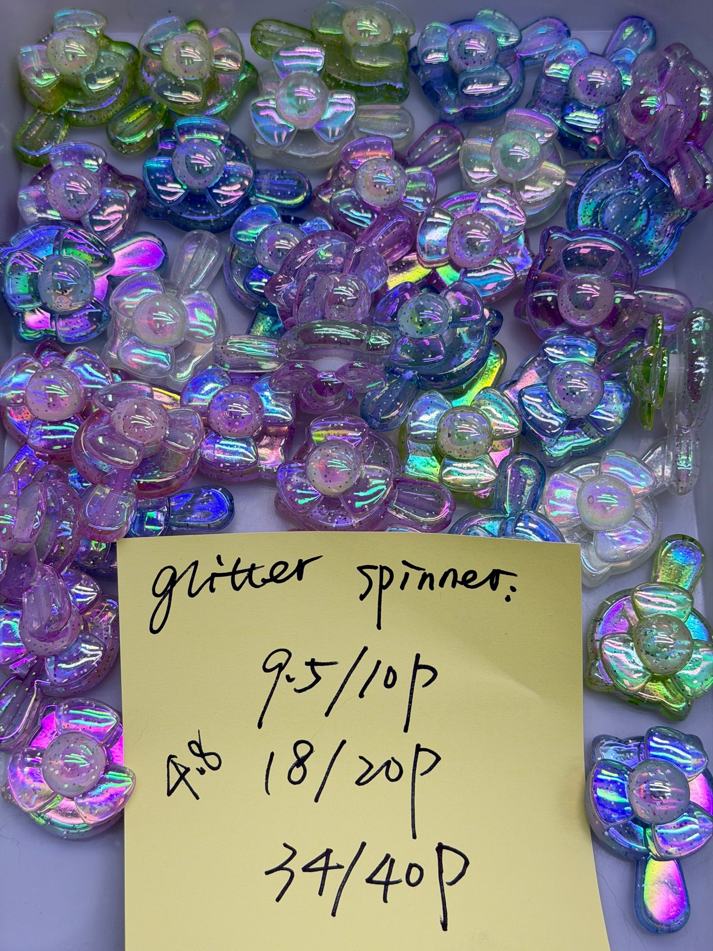 4.9 NEW-glitter spinner