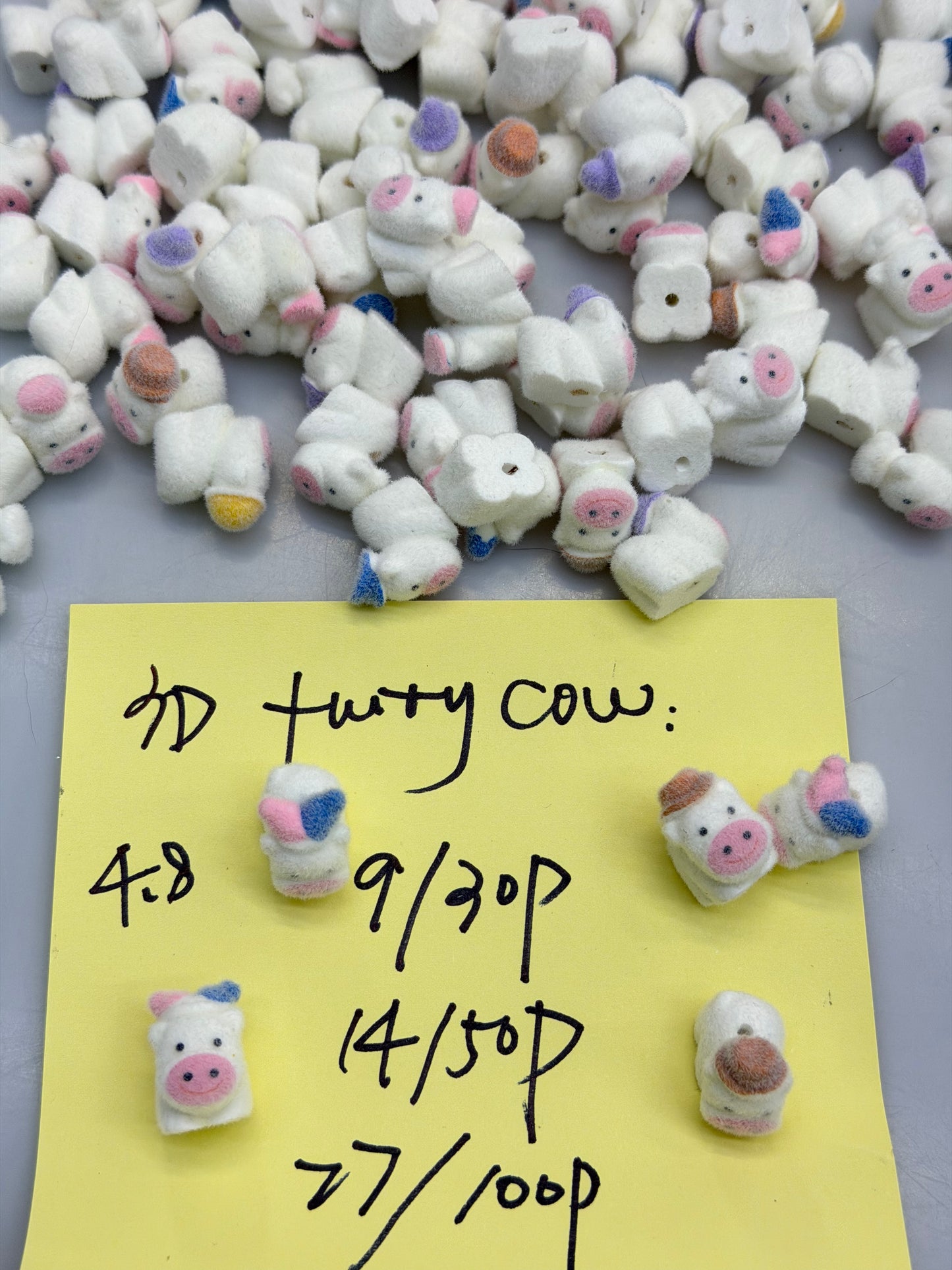 4.9 NEW-3D furry cow