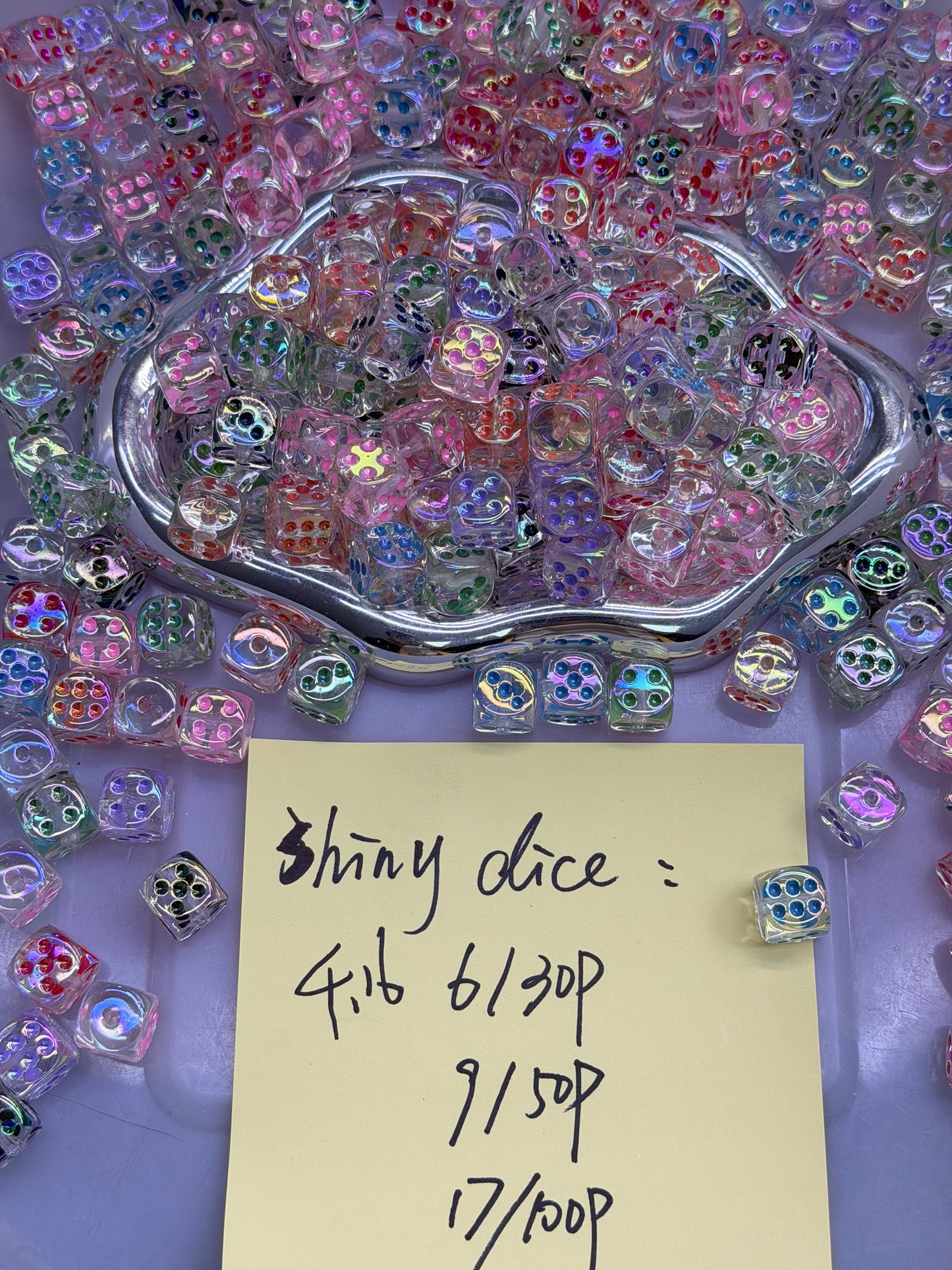 4.16 NEW-shiny dice