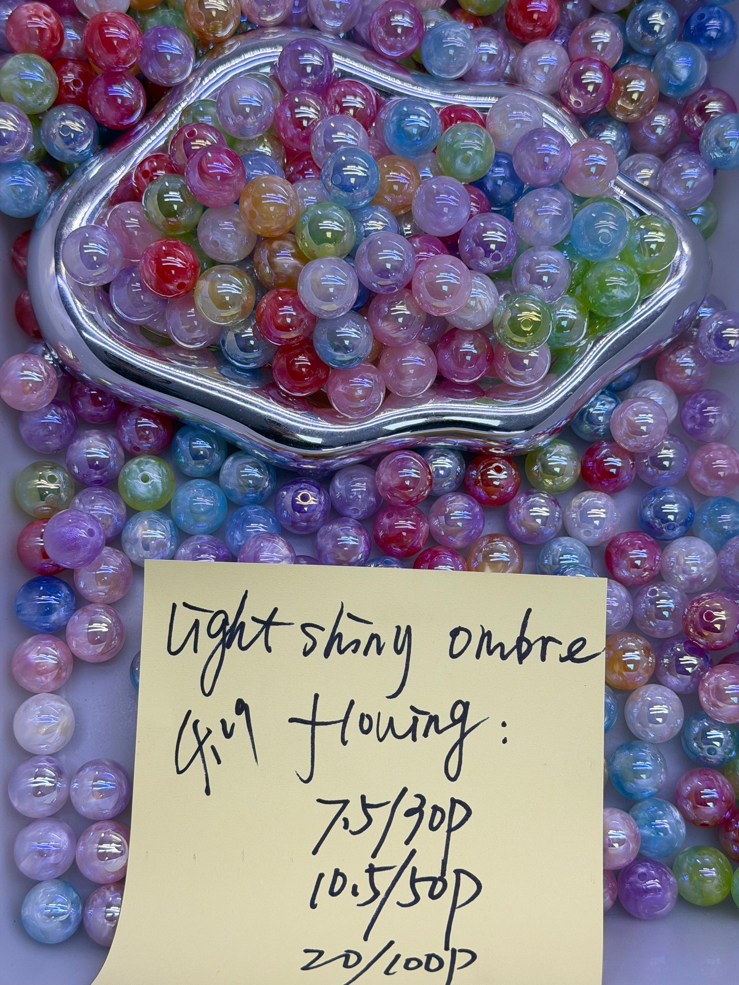 4.19 NEW-light shiny ombre flouing