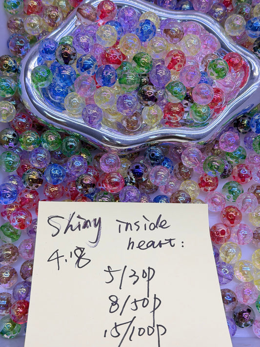 4.22 NEW-shiny inside heart