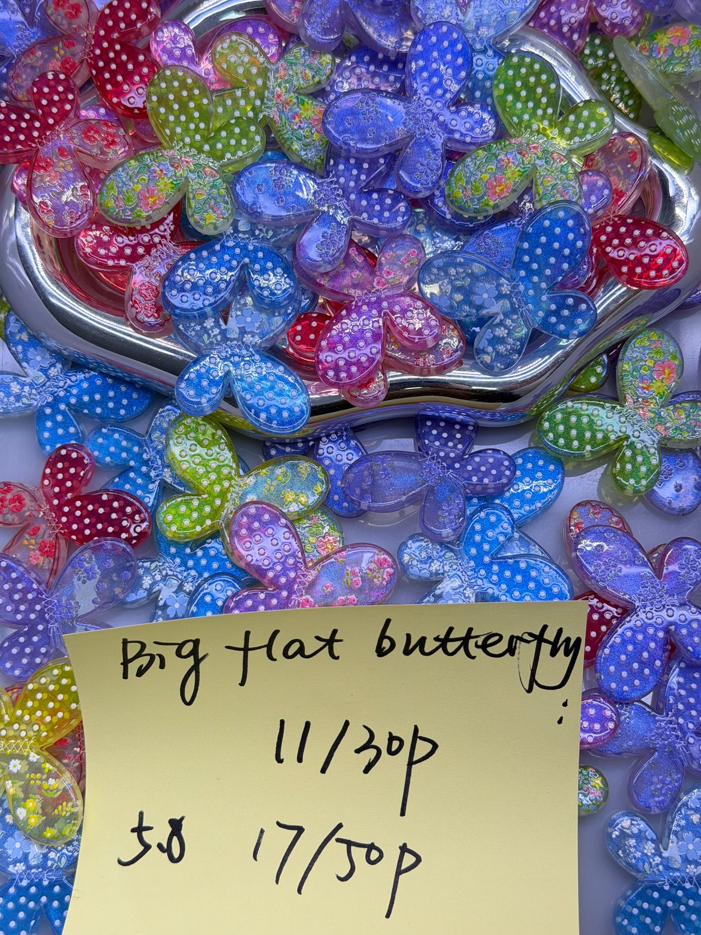 5.8 NEW-Big flat butterfly