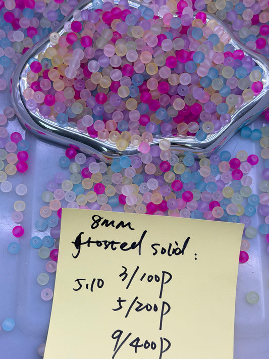 5.10 NEW-8mm frosted solid