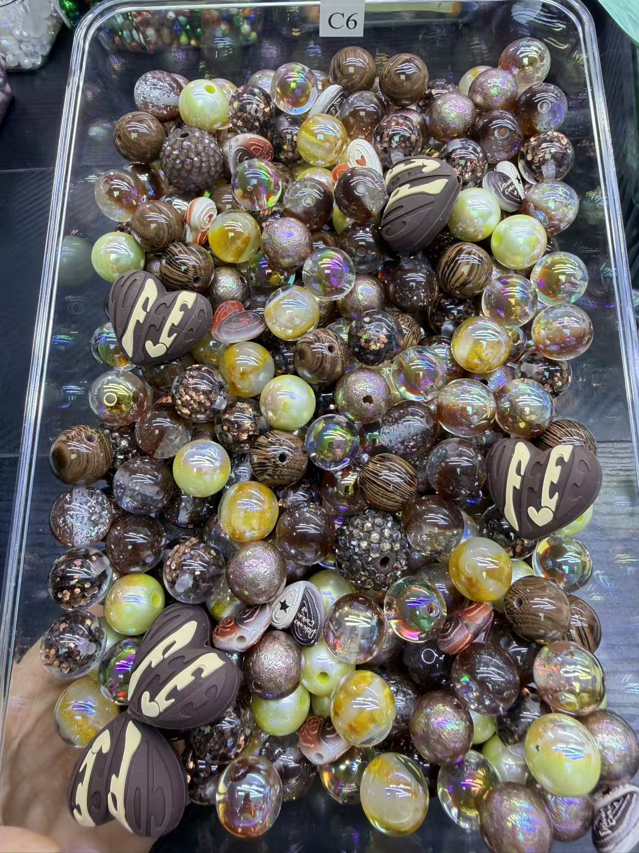 5.10 FOCAL MIX BEADS:C6(coffee mate)