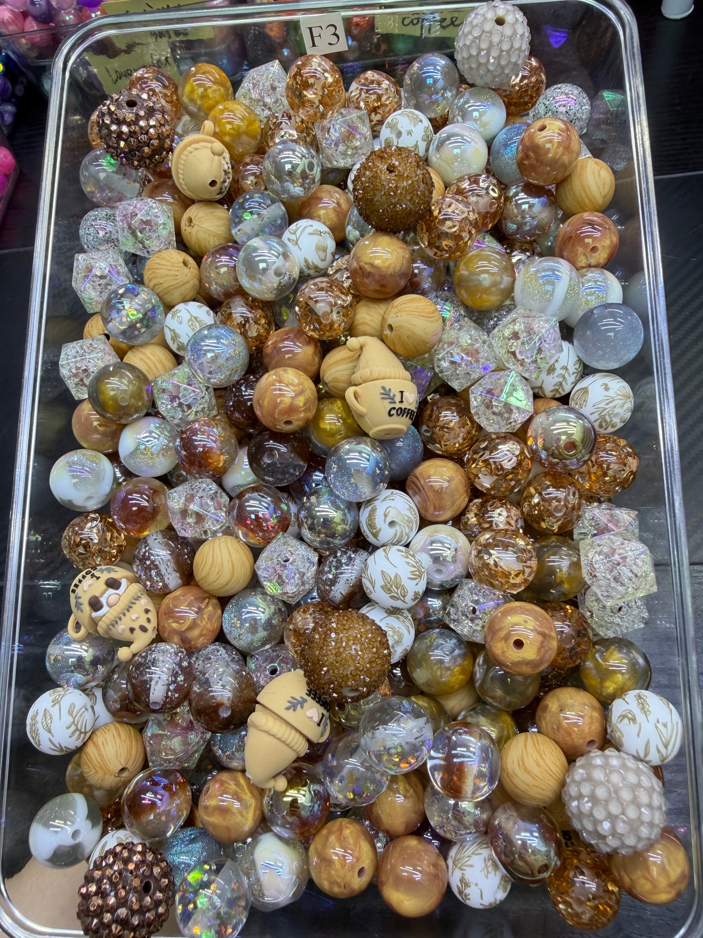 5.20 FOCAL MIX BEADS:F3(gnoue latte)