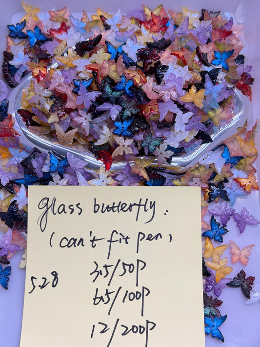5.28 NEW-glass butterfly