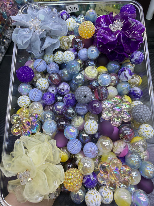 5.28 FANCY MIX BEADS:W6（mulberry Blooms）