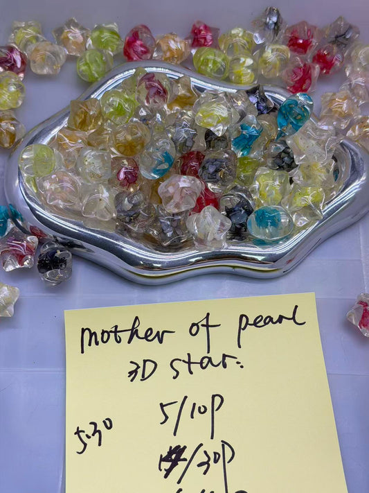 5.30 NEW-mother of pearl 3D star