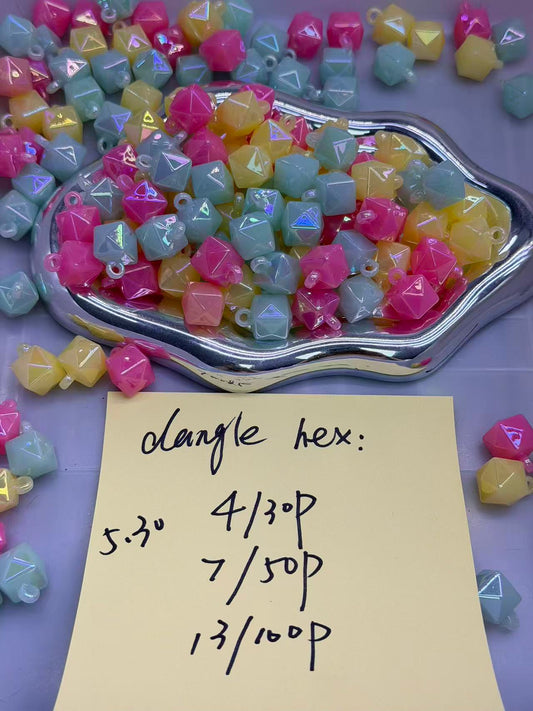 5.30 NEW-dangle hex