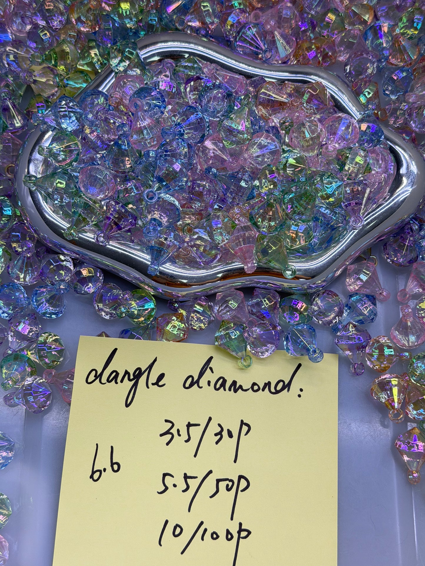 6.6 NEW-dangle diamond