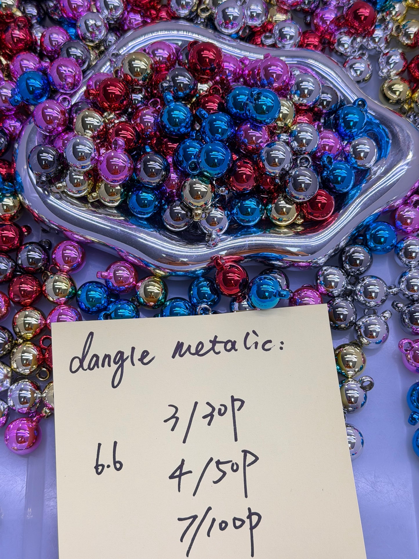6.6 NEW-dangle metalic