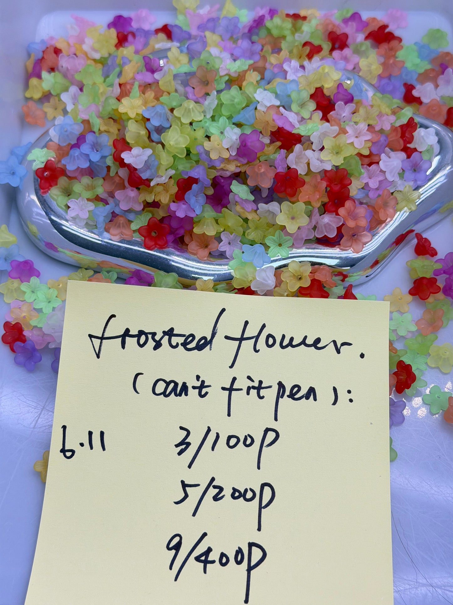 6.11 NEW-frosted flower