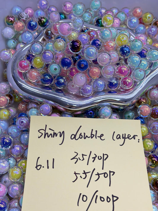 6.11 NEW-shiny double layer