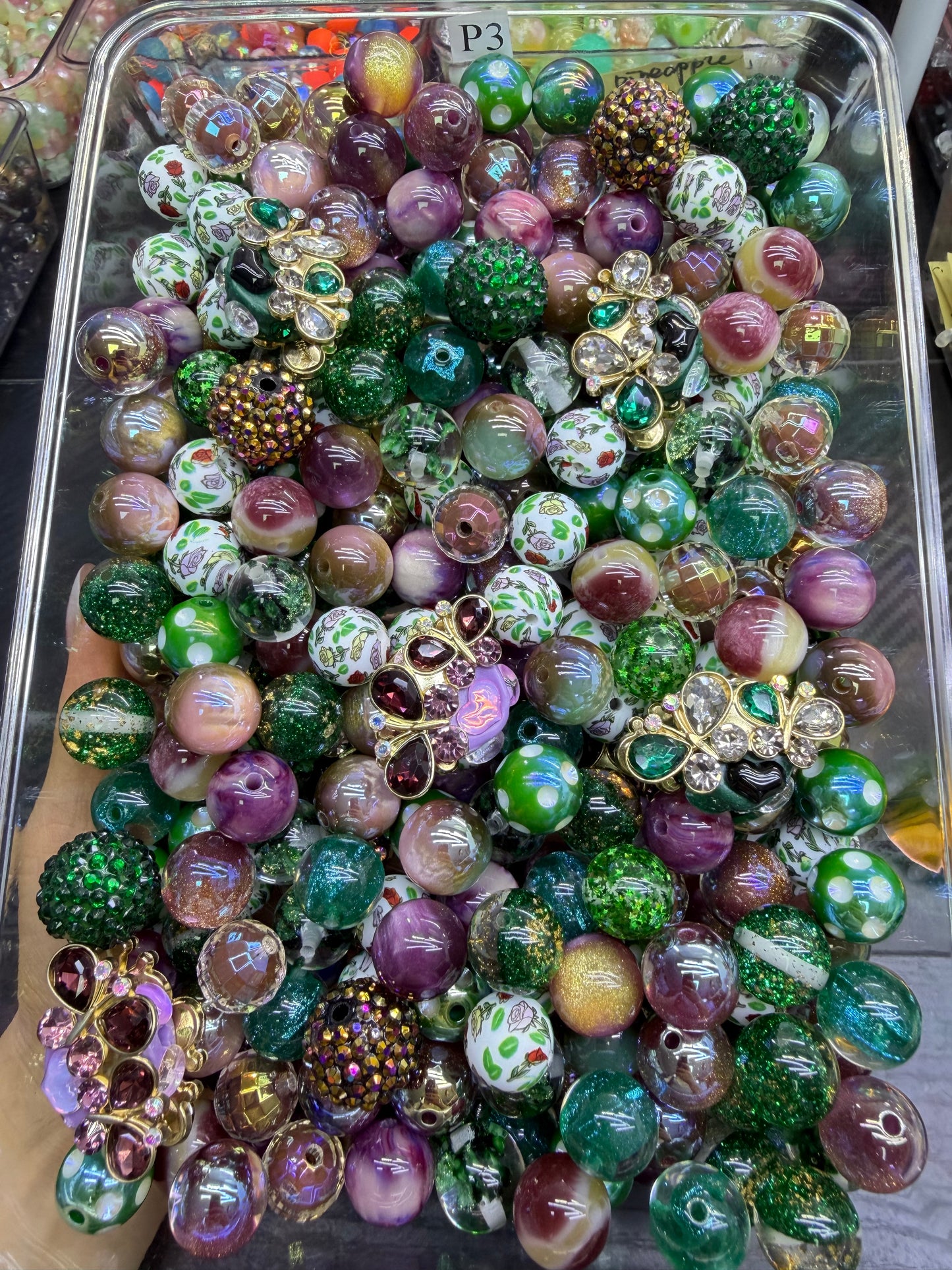 6.11 FANCY MIX BEADS:P3(Butterfly Bliss)