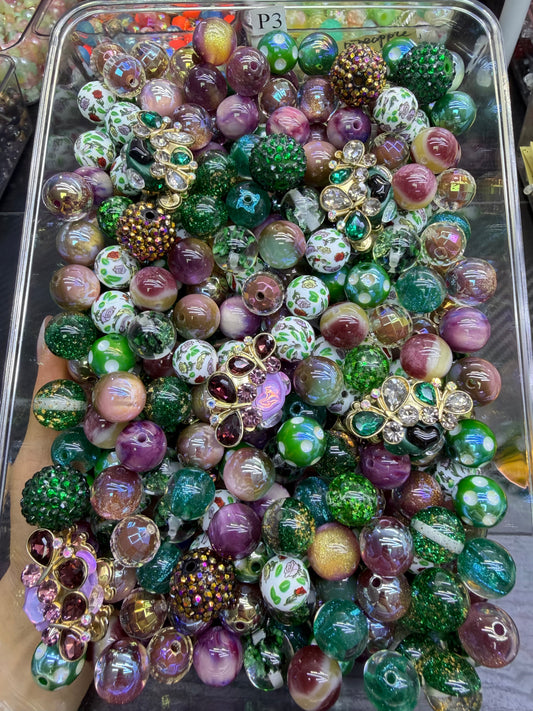 6.11 FANCY MIX BEADS:P3(Butterfly Bliss)