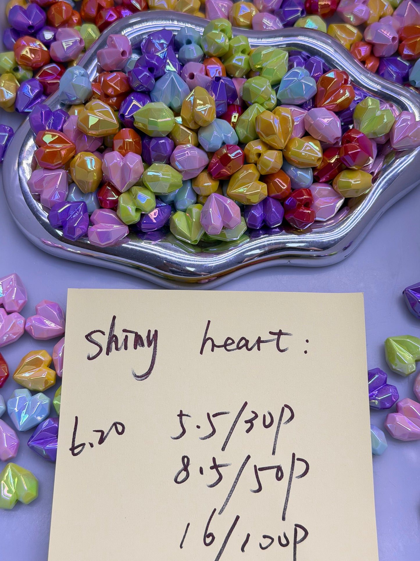 6.20 NEW-shiny heart