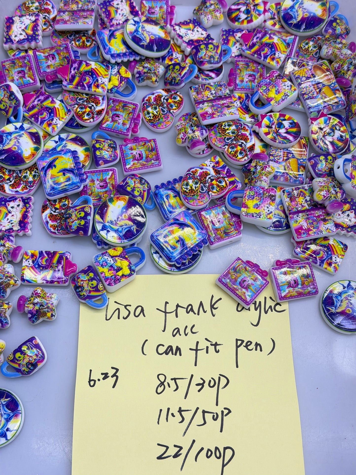 6.23 NEW-lisa frank arylic all