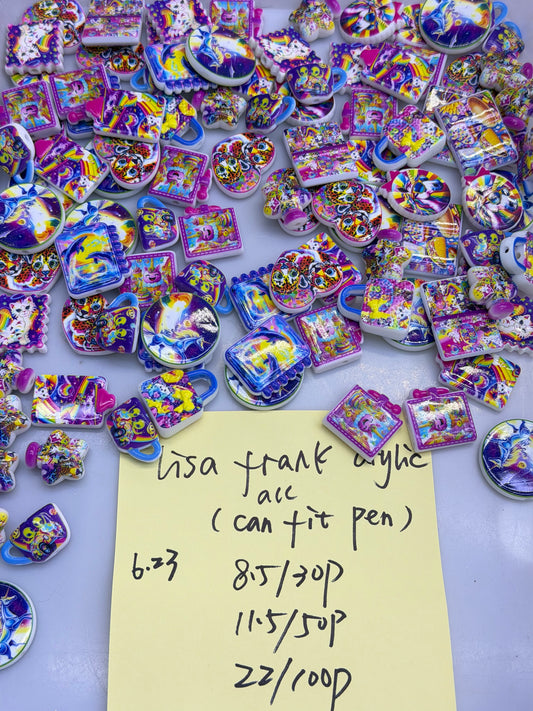 6.23 NEW-lisa frank arylic all