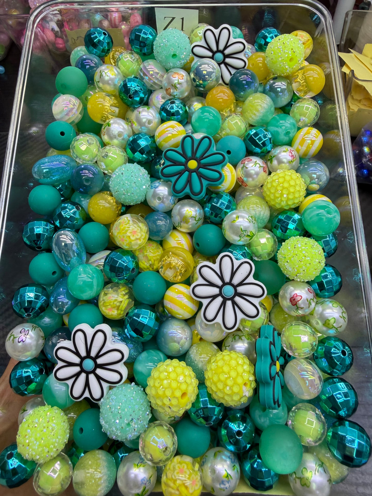6.23 FOCAL MIX BEADS:Z1(teal we meet again)