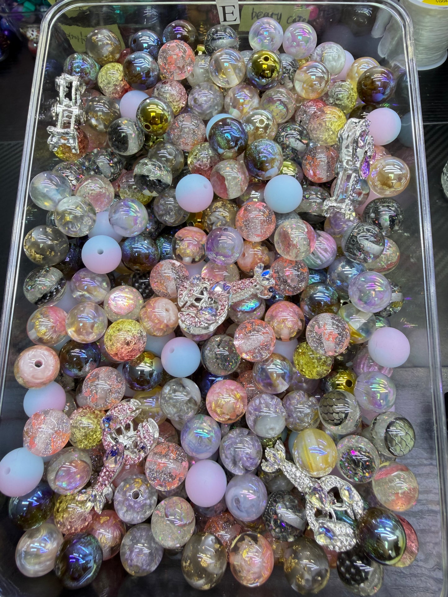 6.27 FANCY MIX BEADS:E(Sea food fest)