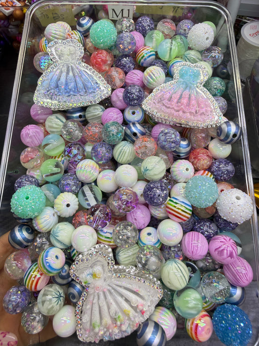 6.29 FANCY MIX BEADS: M1(dress perfection)