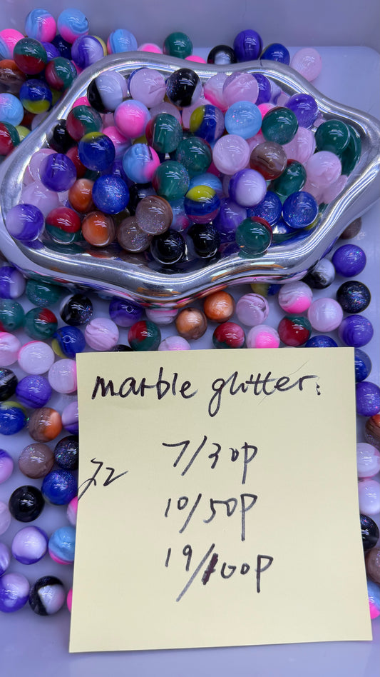 7.2 NEW-marble glitter