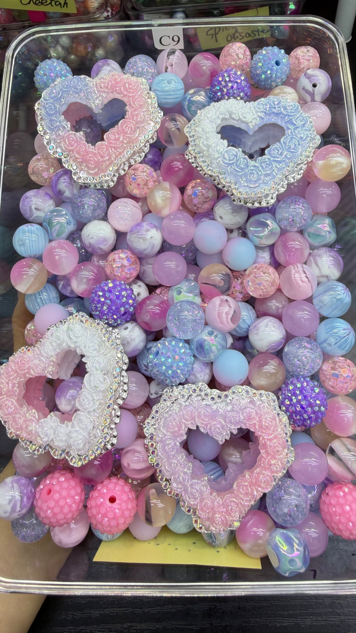 7.4 FANCY MIX BEADS:C9(getitle love)