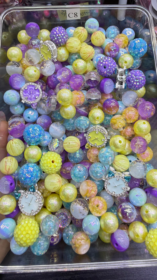 7.4 FANCY MIX BEADS:C8（Hickory dickory dock）