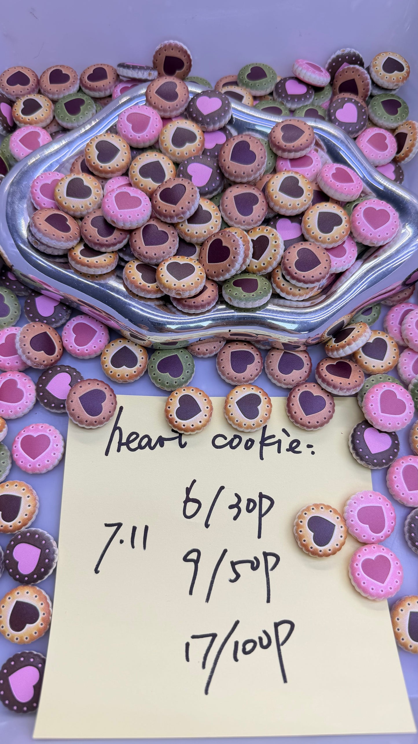 7.11 NEW-heart cookie