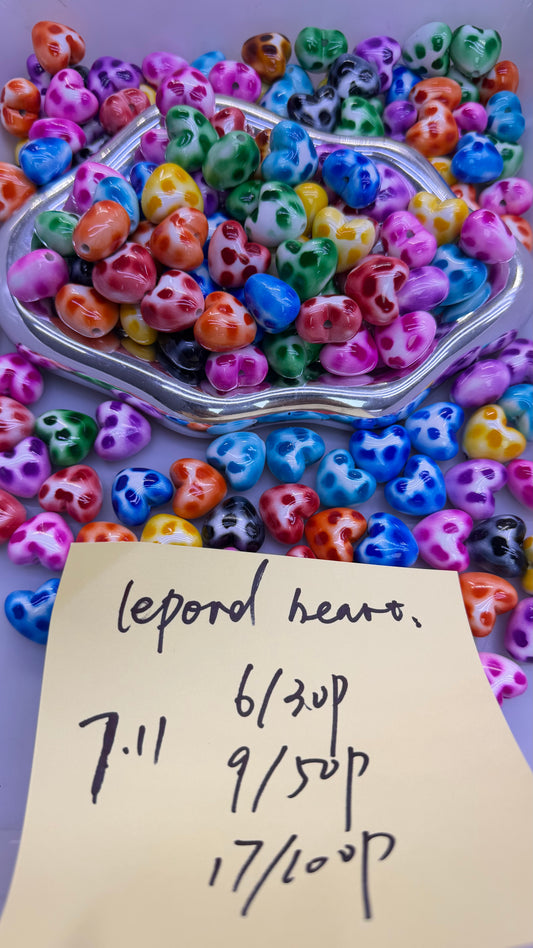 7.11 NEW-lepord heart