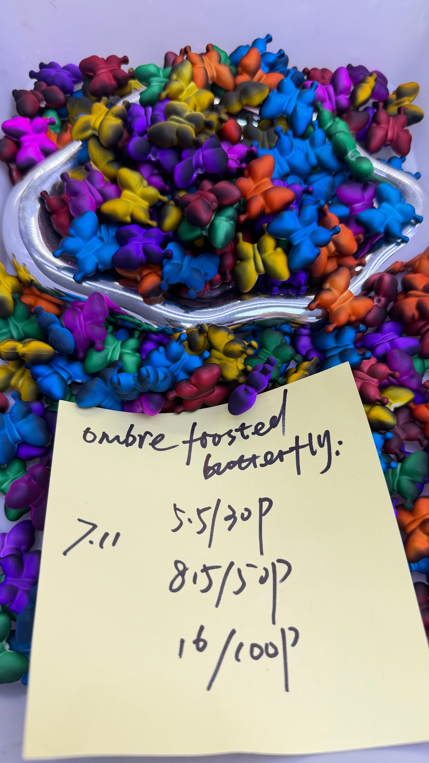 7.11 NEW-ombre frosted butterfly