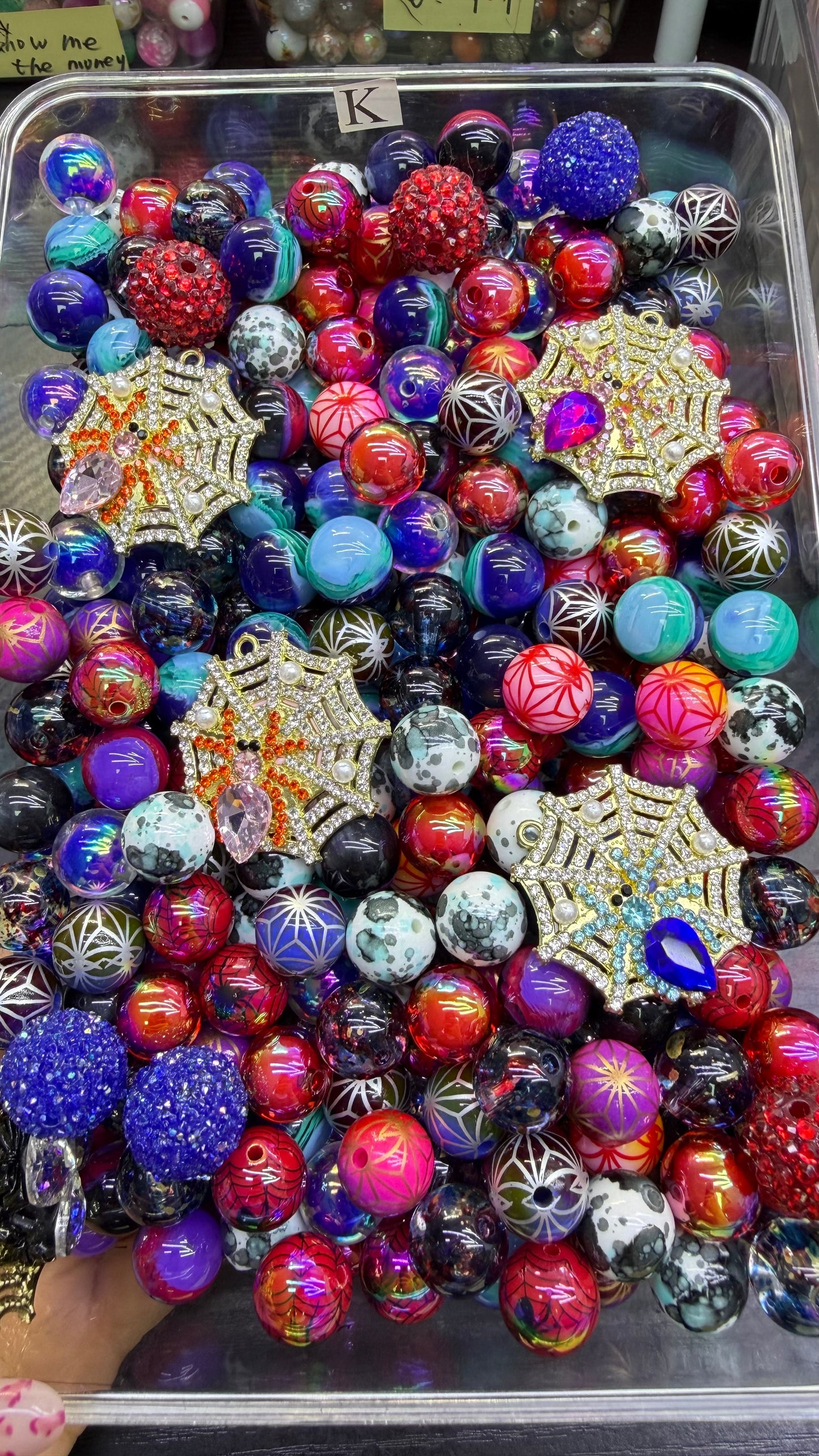 7.15 FANCY MIX BEADS:K