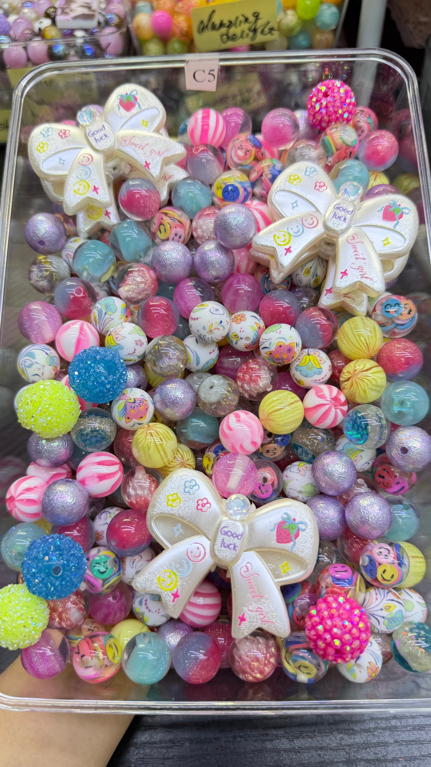7.18 FANCY MIX BEADS:C5(candy shop)
