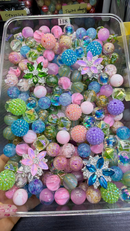 7.19 FANCY MIX BEADS:H8