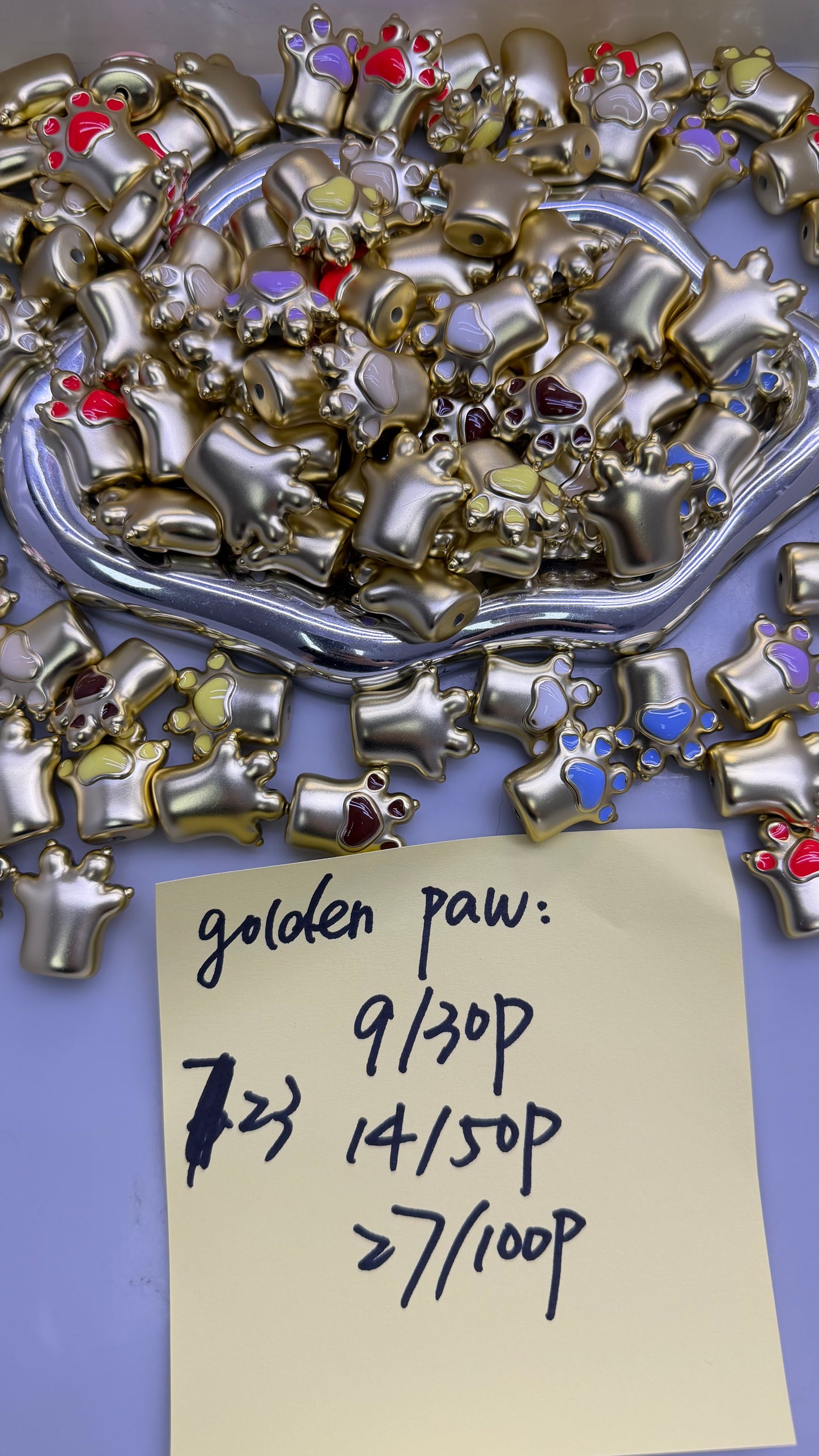 7.23 NEW-golden paw
